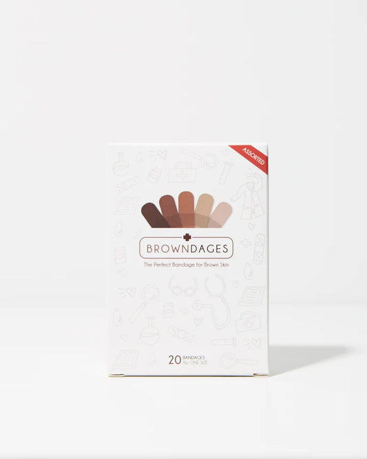 5 verschillende bruintinten pleisters voor volwassenen, 
latexvrij. 20st